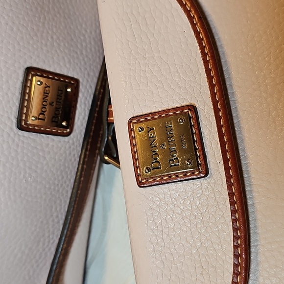 Dooney & Bourke Brielle Blush Pink Pebble Leather Satchel With Wallet - Picture 2 of 15